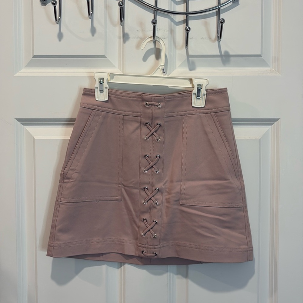 Express Pink Mini Skirt